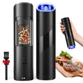 Electric Salt And Pepper Grinder Automatic Gravity Sensor Battery Powered Salt Mill LED Indicator Adjustable Coarseness One Hand Easy Operation